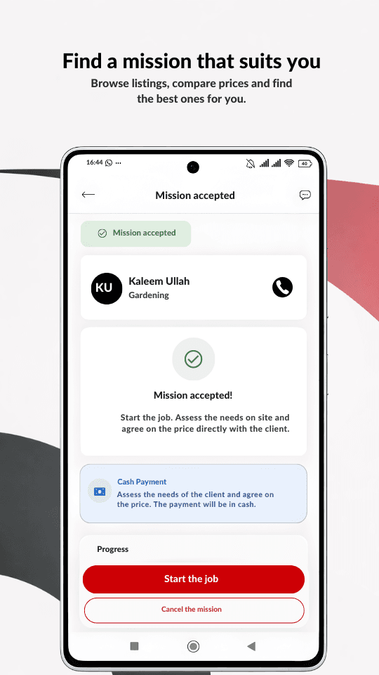 Chat instantly with customers